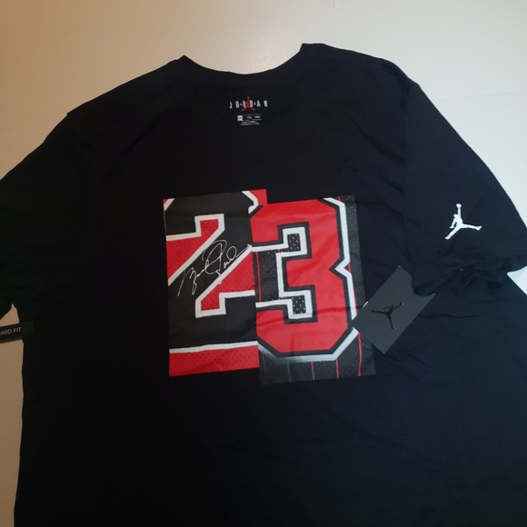 nike air jordan t shirt black